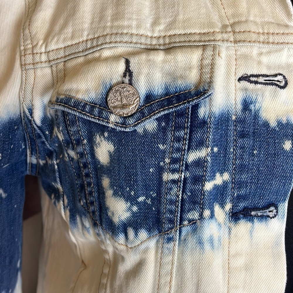 ANTHROPOLOGIE Mcguire Denim Distressed jacket - Picture 4 of 7